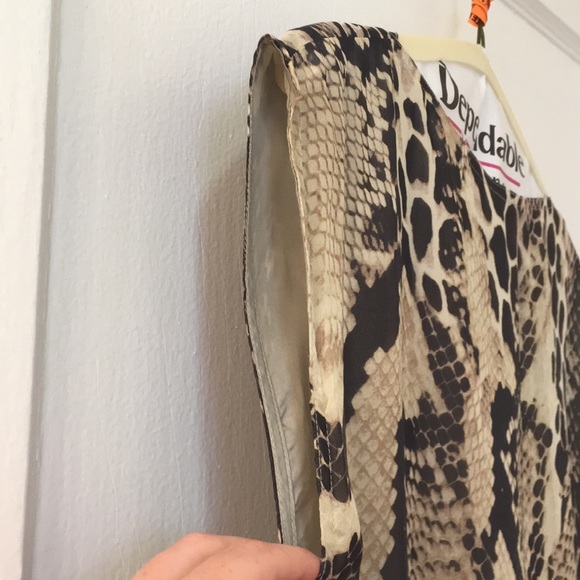 🐍 snakeskin print dress - Picture 4 of 5